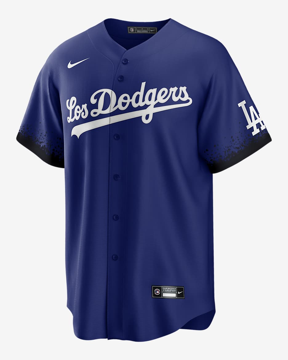 MLB Los Angeles Dodgers City Connect Jackie Robinson Men s Replica Baseball Jersey. Nike